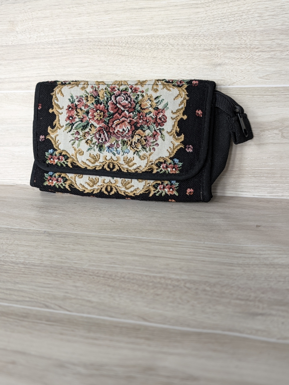 Vintage Floral Tapestry Clutch Wallet Bag\make up bag